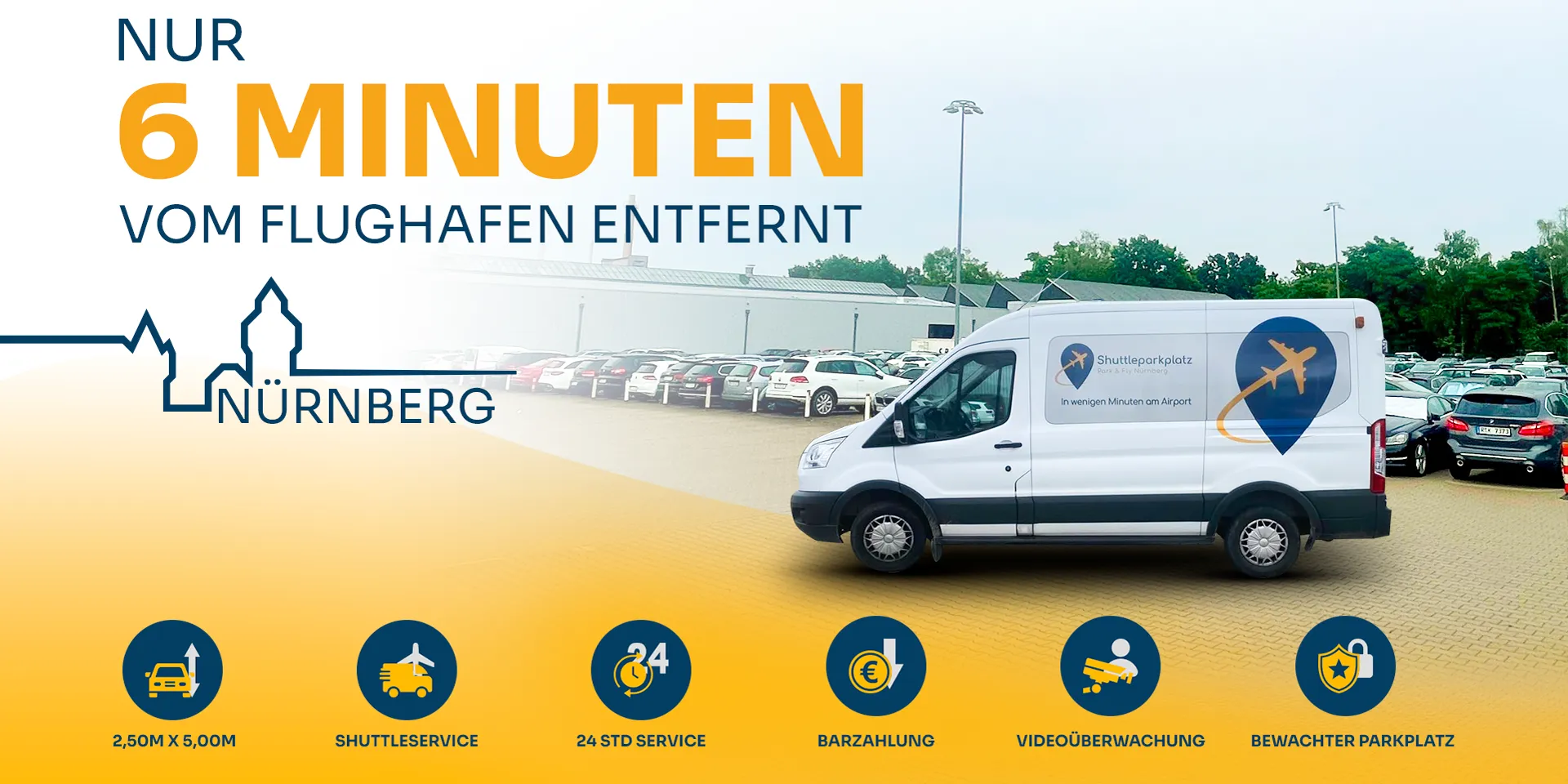 Parken Flughafen Nürnberg (NUE) » ab 2,30€ pro Tag »